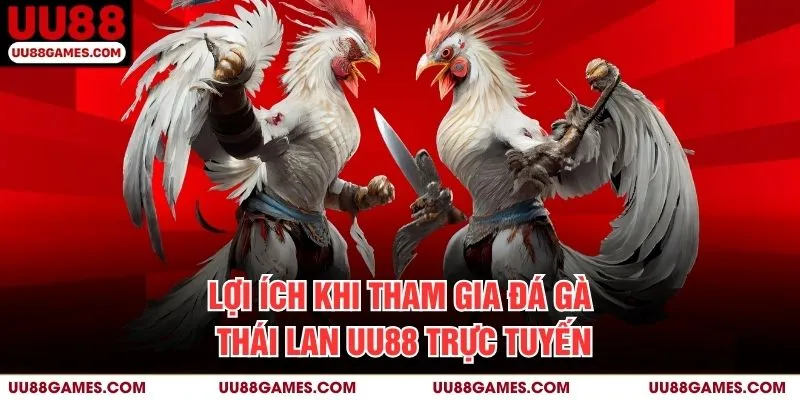 Lợi ích khi tham gia đá gà Thái Lan UU88 trực tuyến